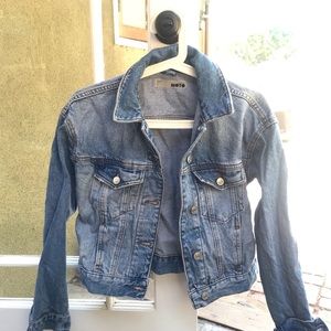 Topshop moto Jean jacket
